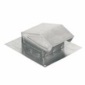Almo Broan-NuTone Aluminum Roof Cap for 3-Inch or 4-Inch Round Duct 636AL
